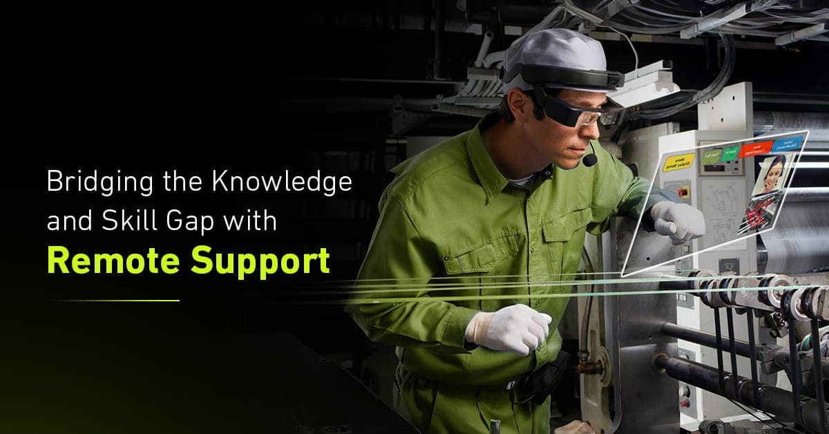 Bridging Skill Gap for Frontline Workers with Remote Support