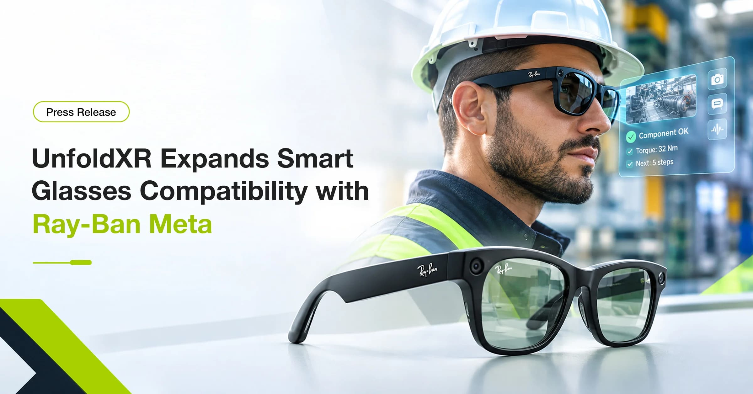 UnfoldXR Expands Smart Glasses Compatibility with Ray-Ban Meta