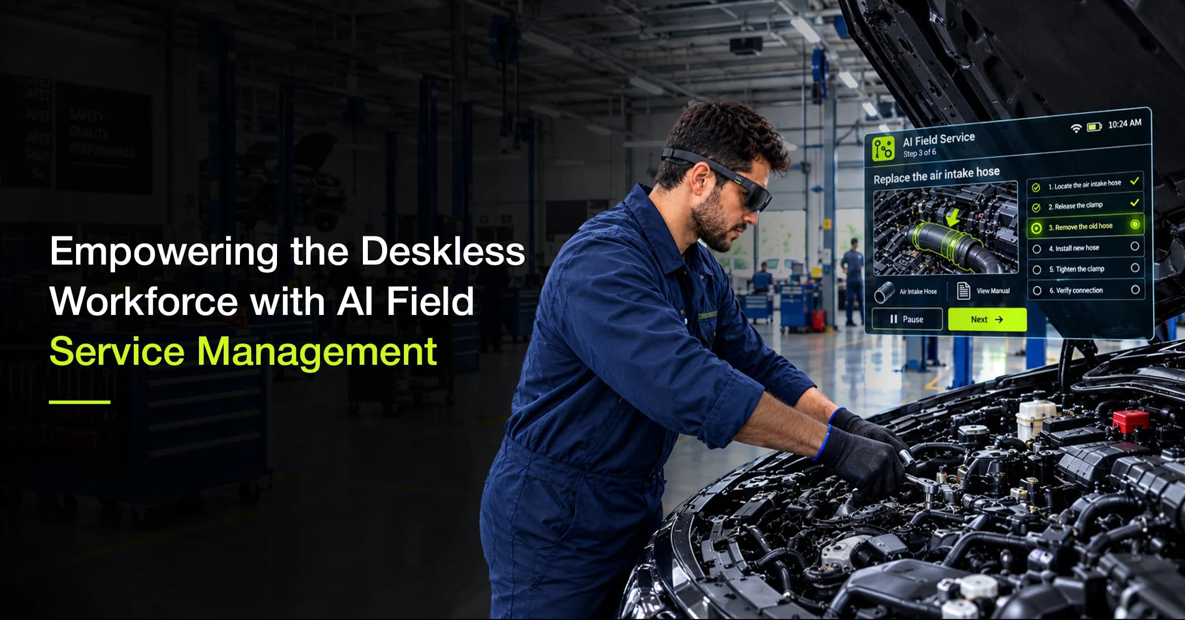 Empowering the Deskless Workforce with AI Field Service Management