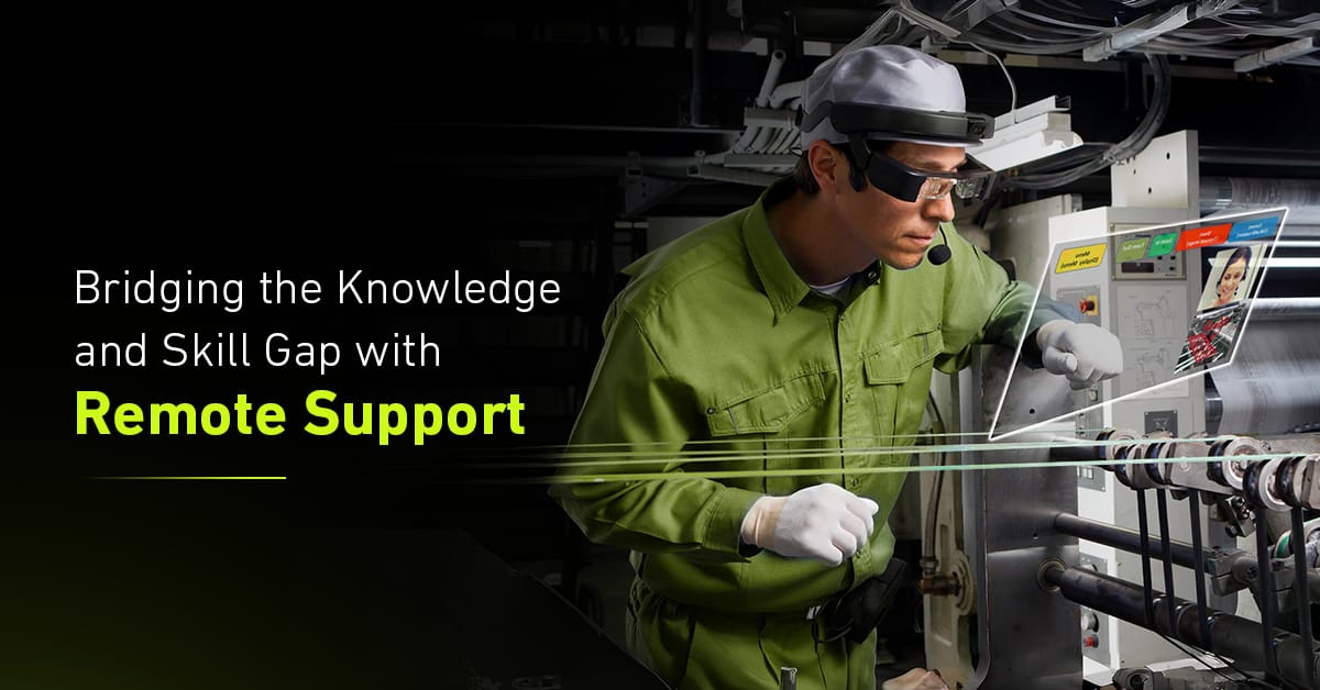 Bridging Skill Gap for Frontline Workers with Remote Support